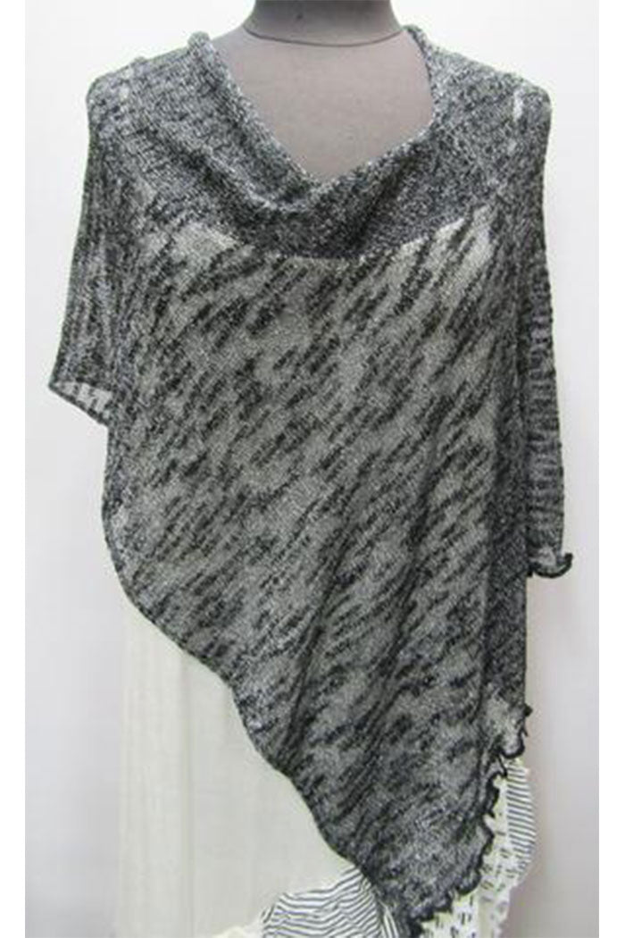 Boucle Knit Poncho