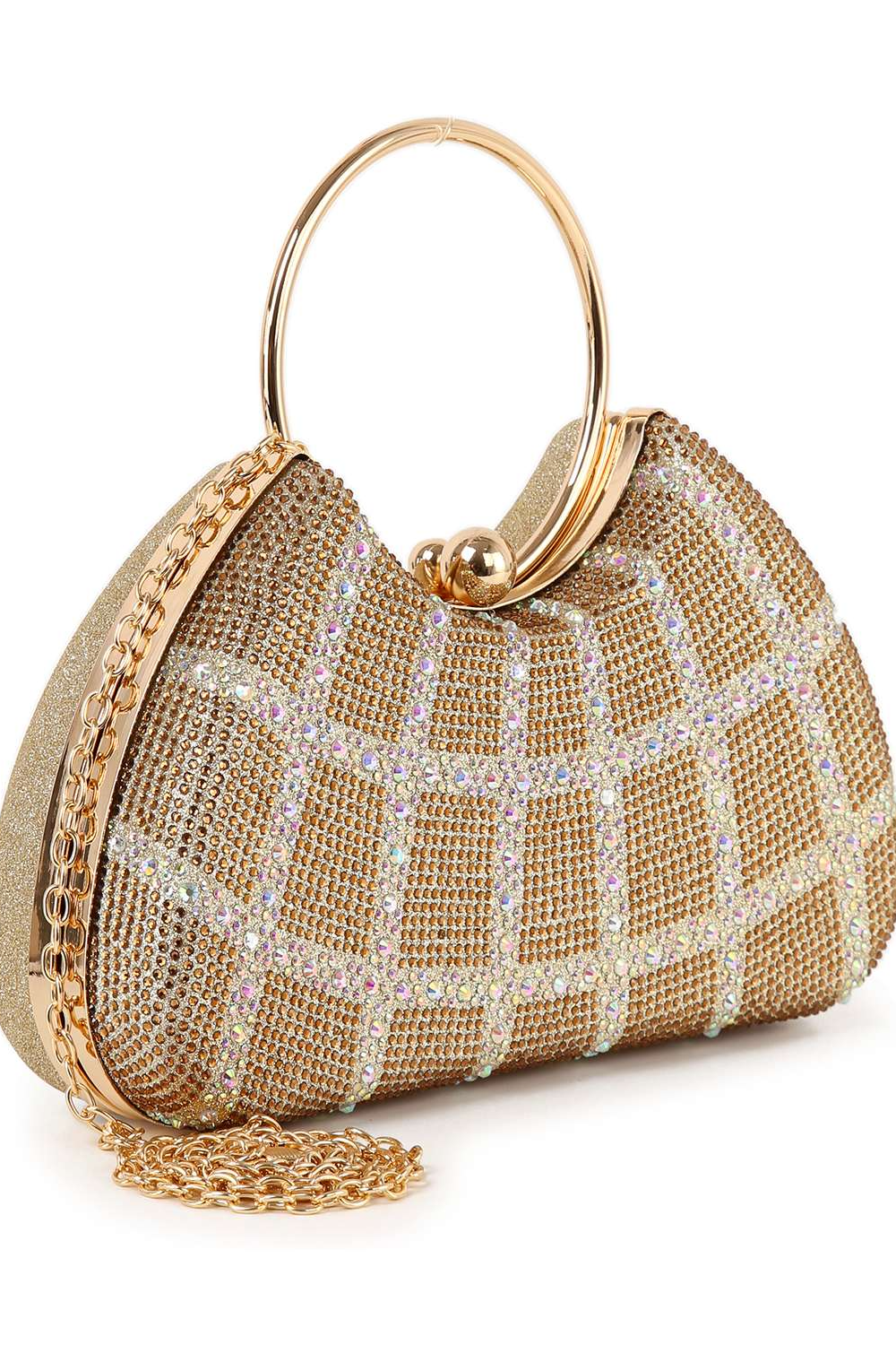 Gold Dazzle Evening Bag