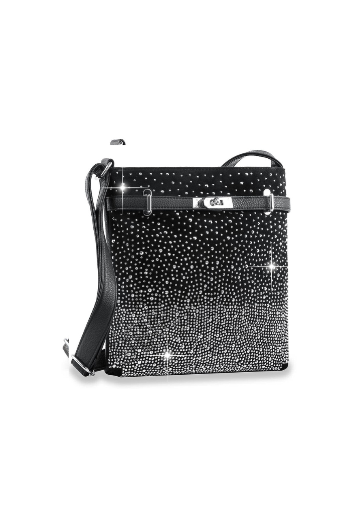 Glam Rhinestone Crossbody Sling