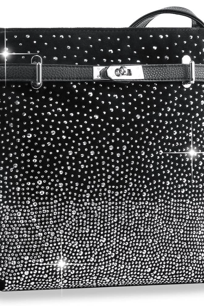 Glam Rhinestone Crossbody Sling