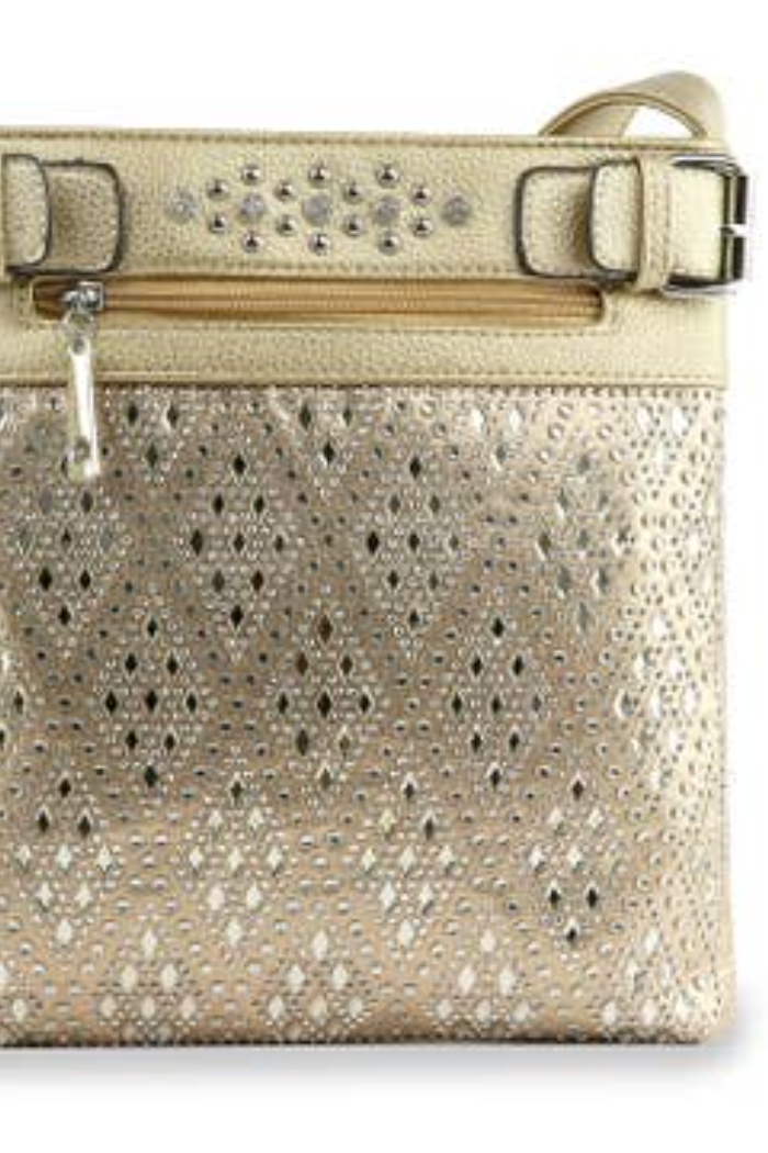 Gold Diamond Bling Crossbody