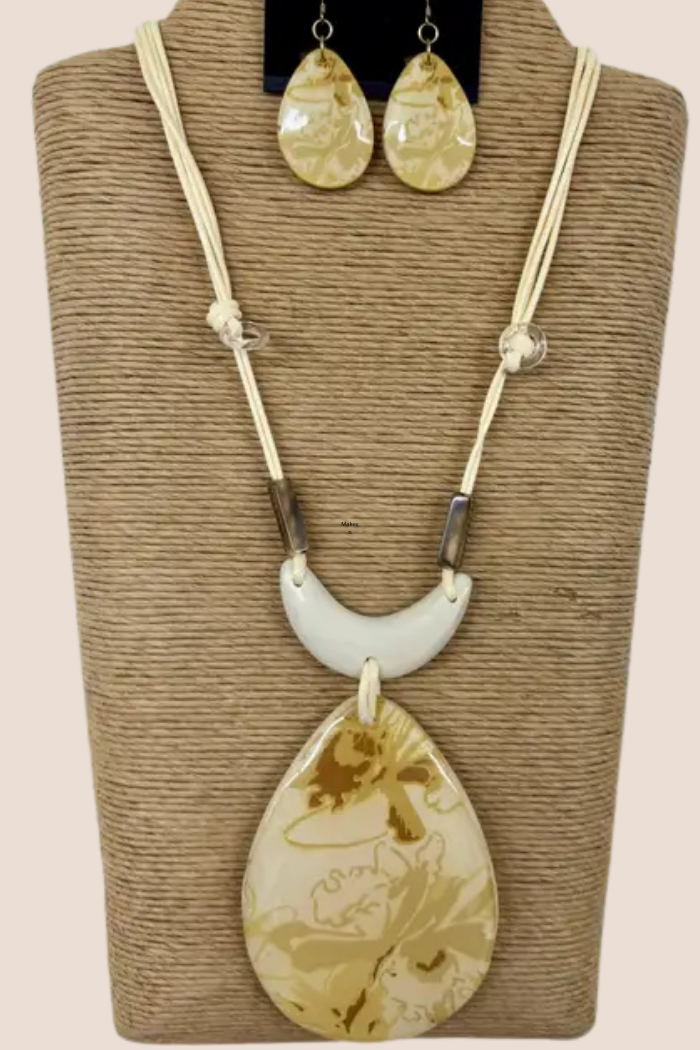 Statement Necklace and Earring Set - International Duru's