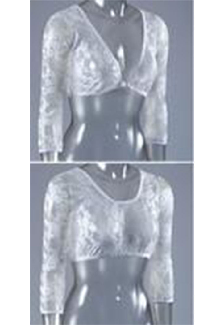 Slip-On White Lace Sleeves