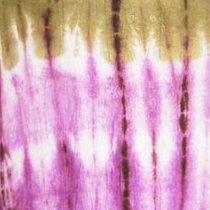 Gauzy Cold Shoulder Tie Dye Poncho In Beige & Purple