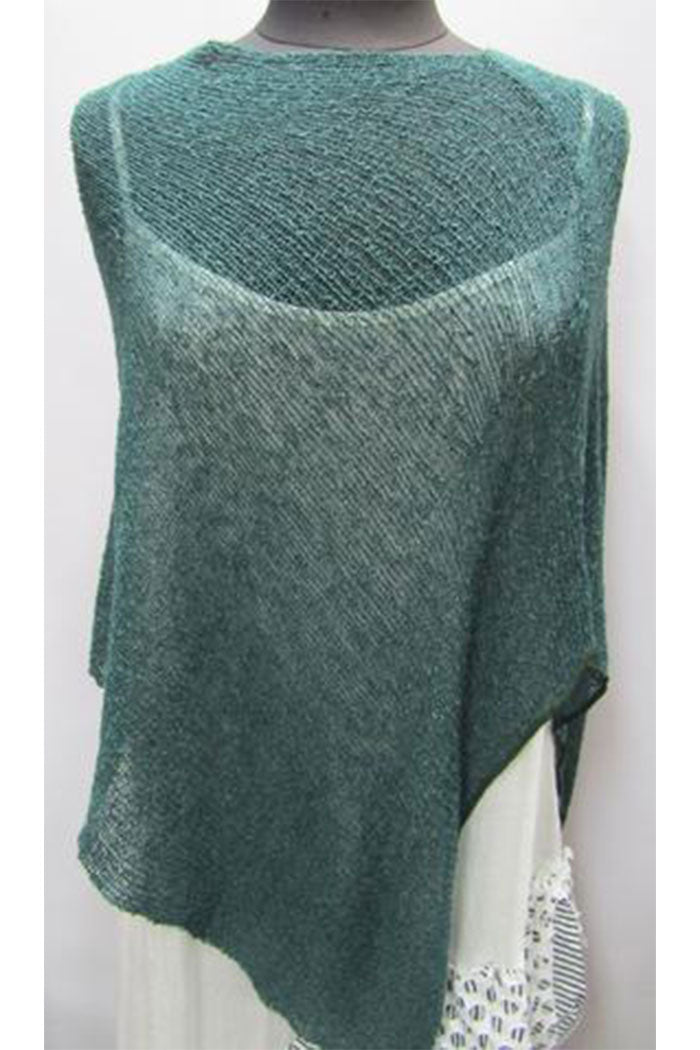 Boucle Knit Poncho