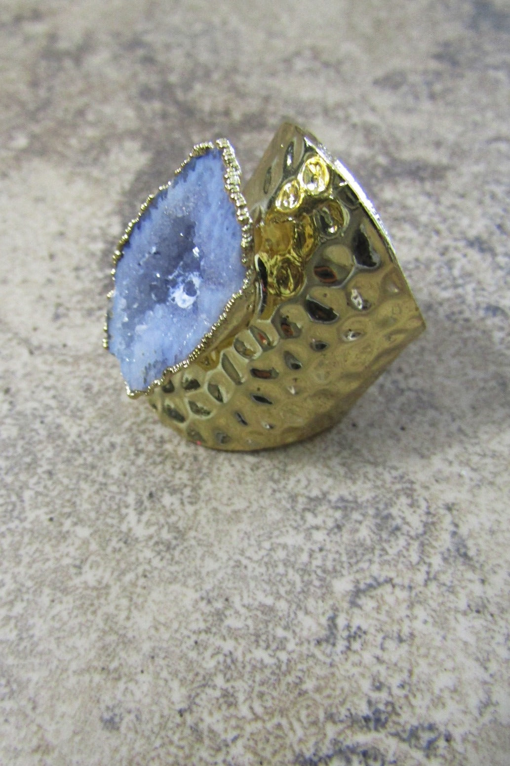 DRUZY CUFF RING