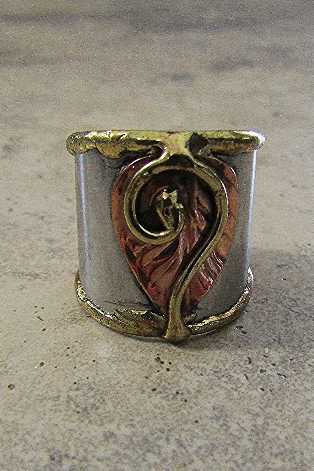 Stainless Steel Cuff Ring - 2