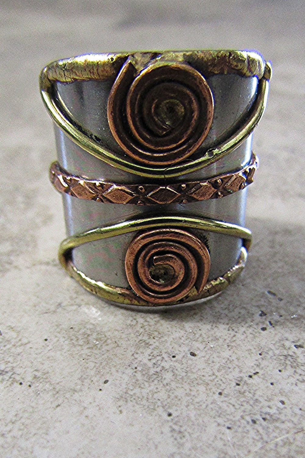 Stainless Steel Cuff Ring - 3