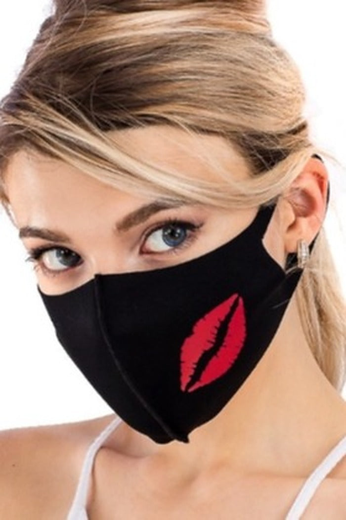 FACE MASK with LIPS