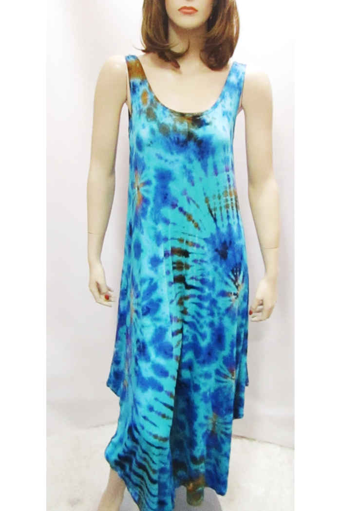 Turquoise Tie Dye Jumpsuit