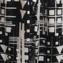 Legging - Black&White Geometric