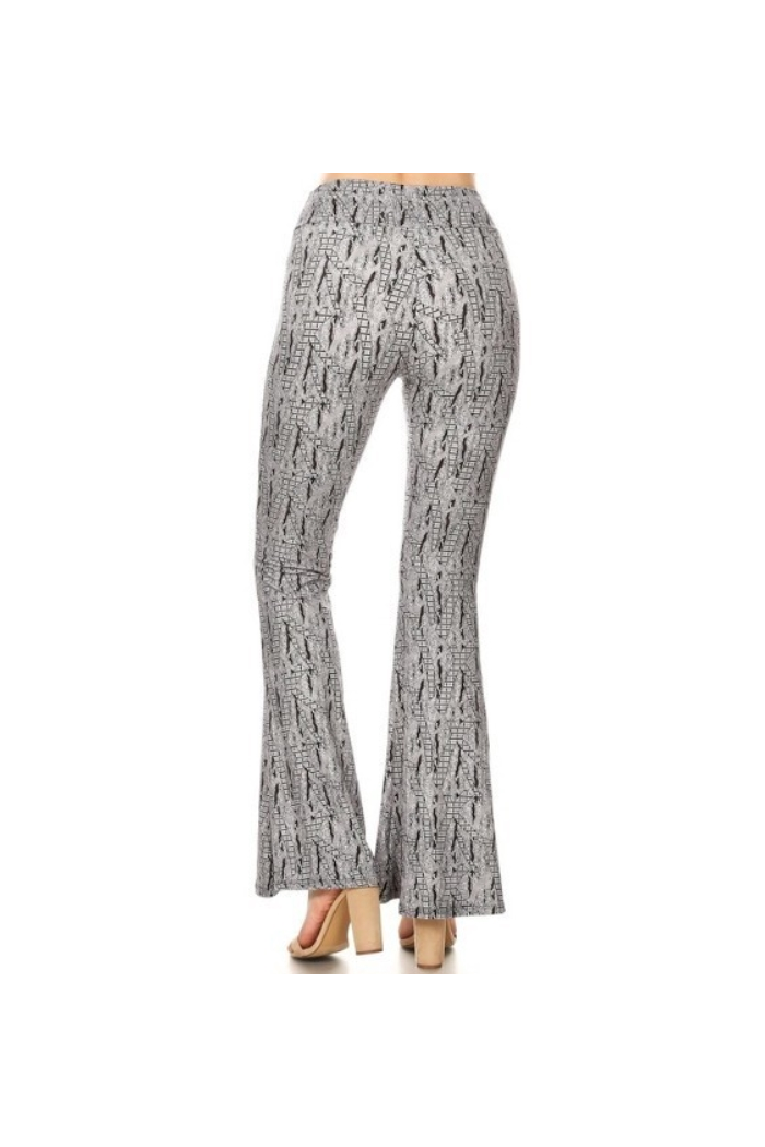Palazzos with Panache - Abstract Gray-Black