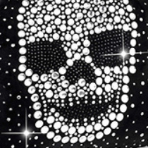 Rhinestone Skull Handbag