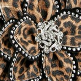 Layered Leopard Print Petal Handbag