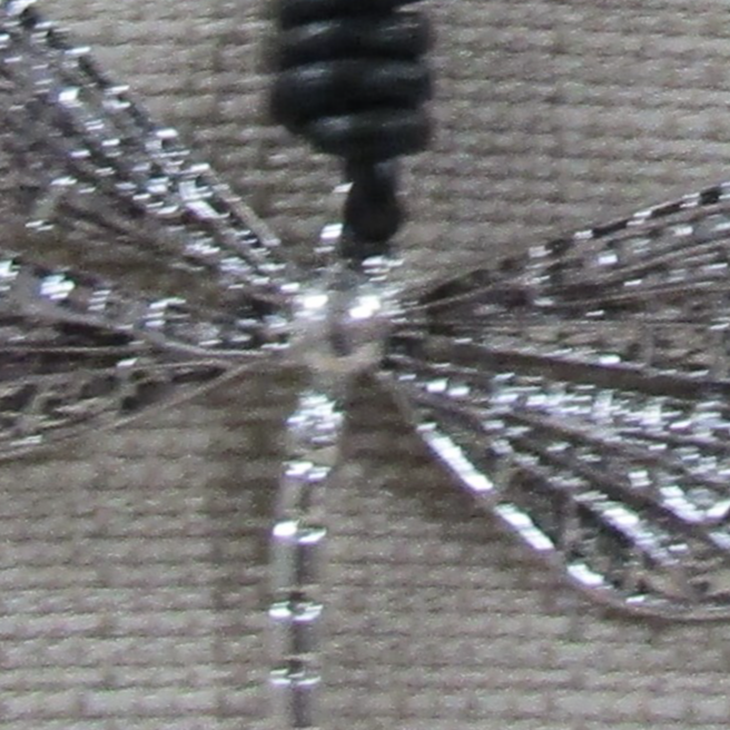 Dragonfly Drop on Black Cord