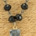 Long Beaded Tassel Druzy Necklace