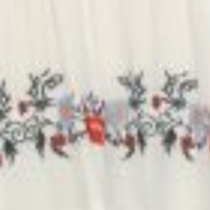 White Embroidered Spaghetti Strap Dress