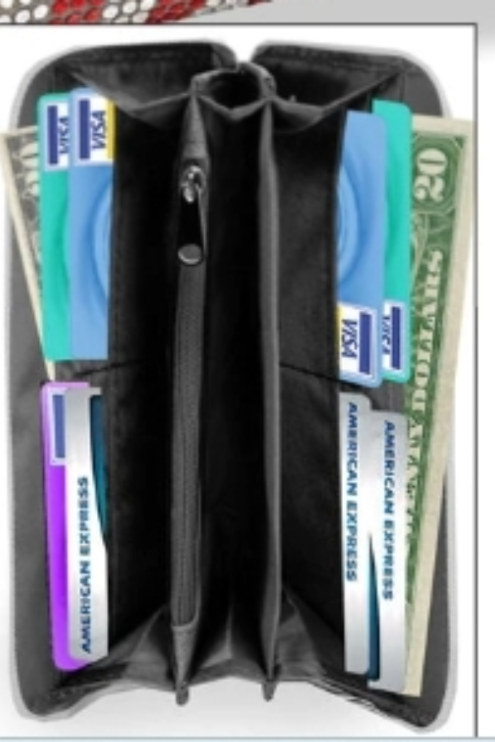 American Flag Bling Wallet