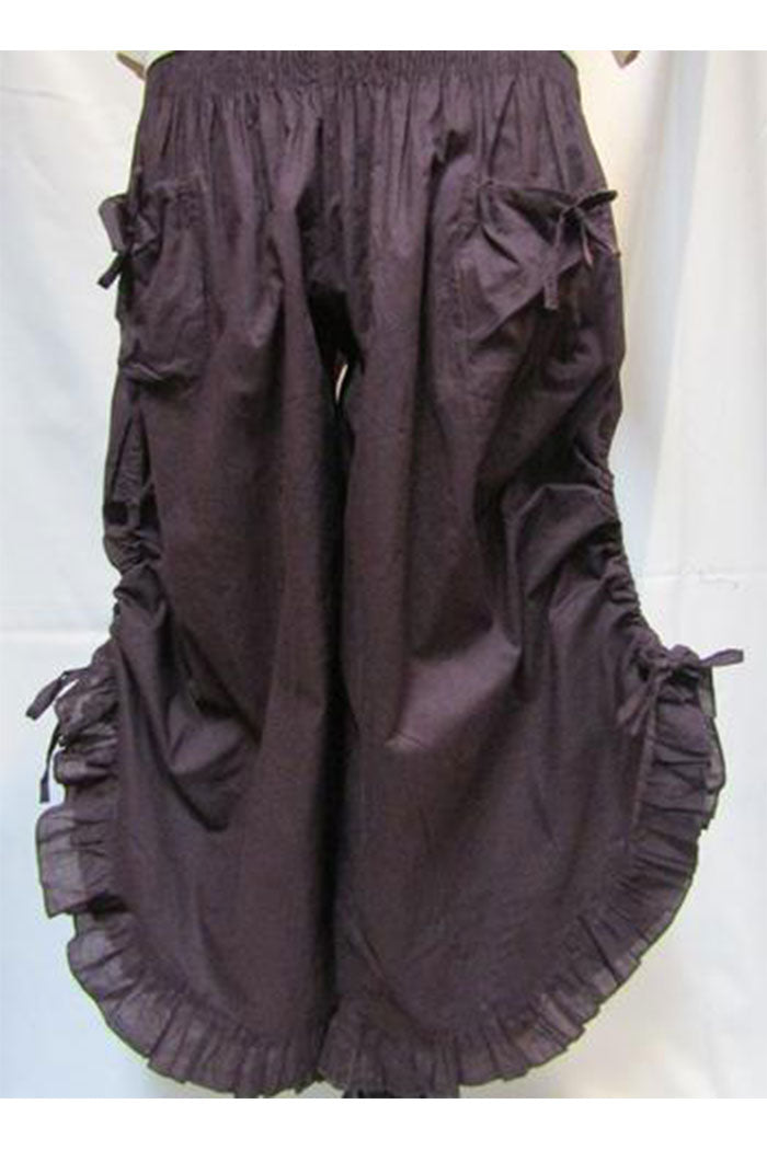COTTON RUFFLED "PANTALOON" PANT