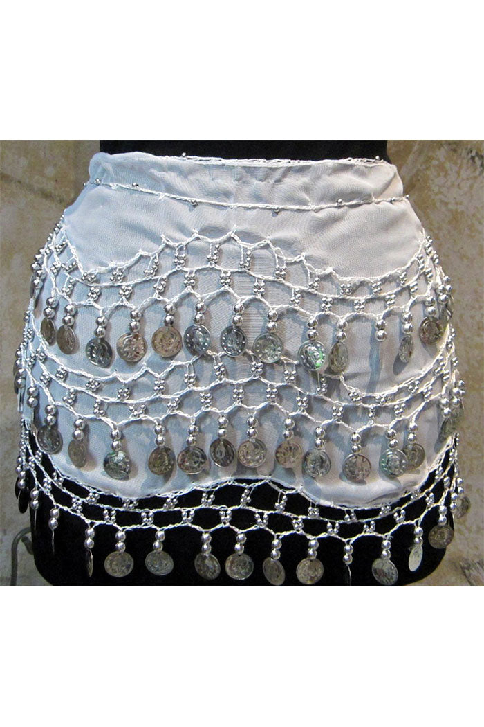 COIN SASH - BELLY DANCING 3-LINE HIP SCARF