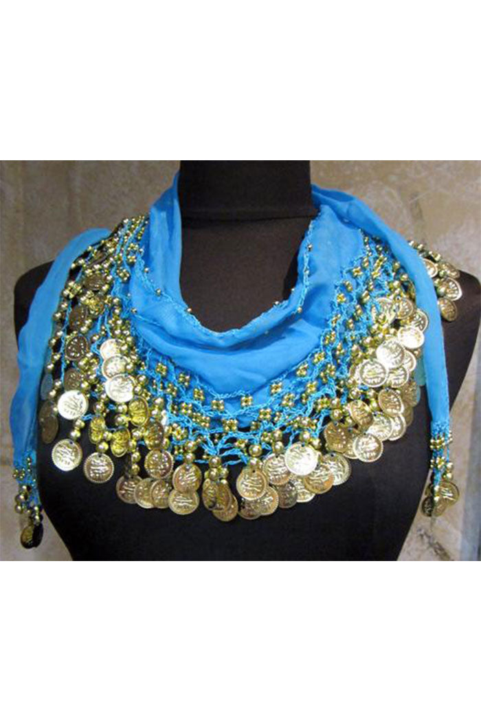 COIN SASH - BELLY DANCING 3-LINE HIP SCARF