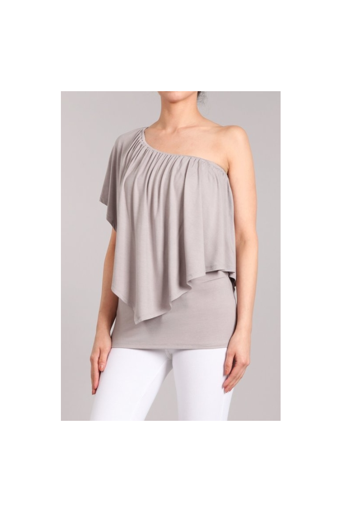 Convertible Elasticized Top - Frost Gray