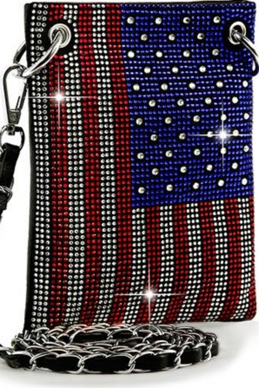 Americana Flag Petite Crossbody Sling