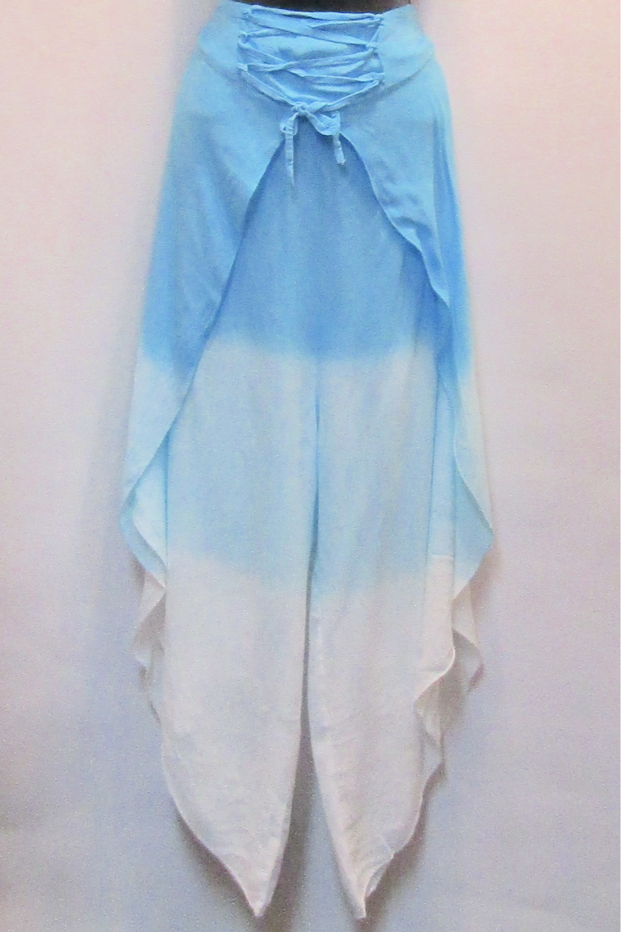 Wrap Pant & Top Set in Turquoise Ombre