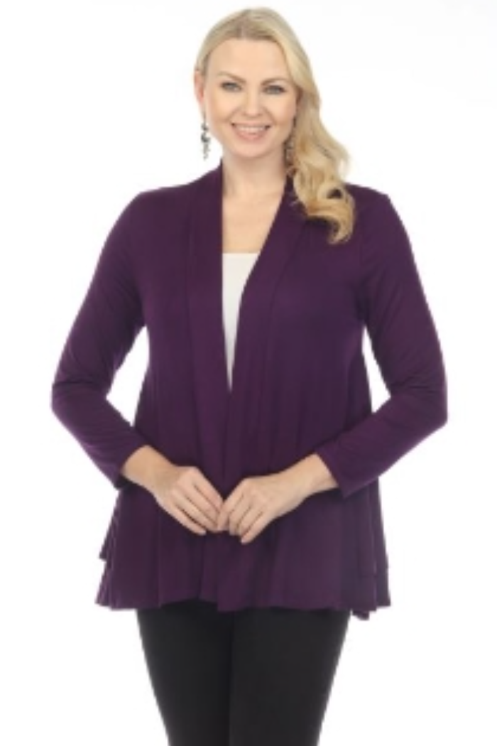 Purple Cardigan