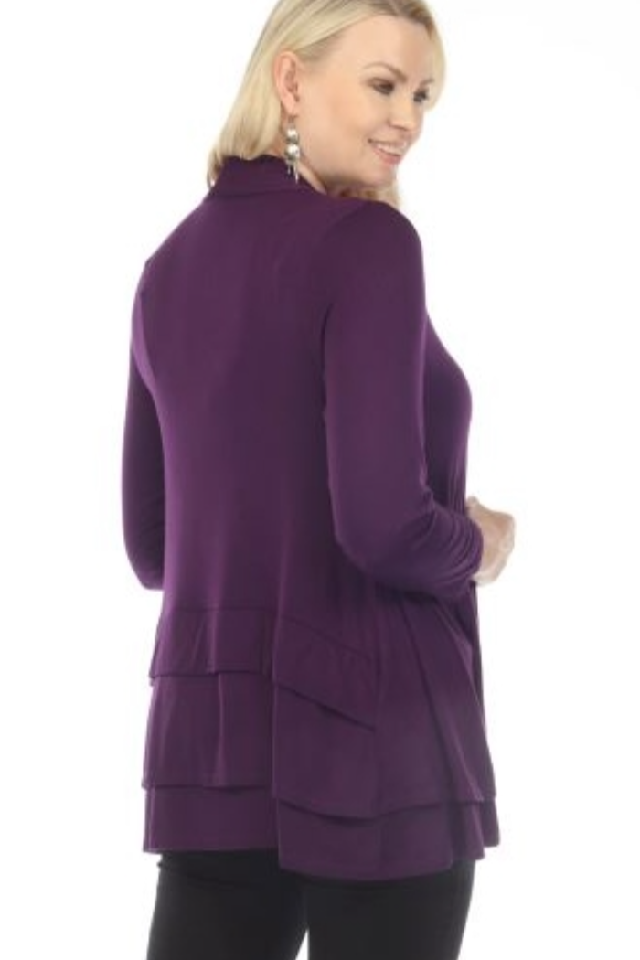 Purple Cardigan