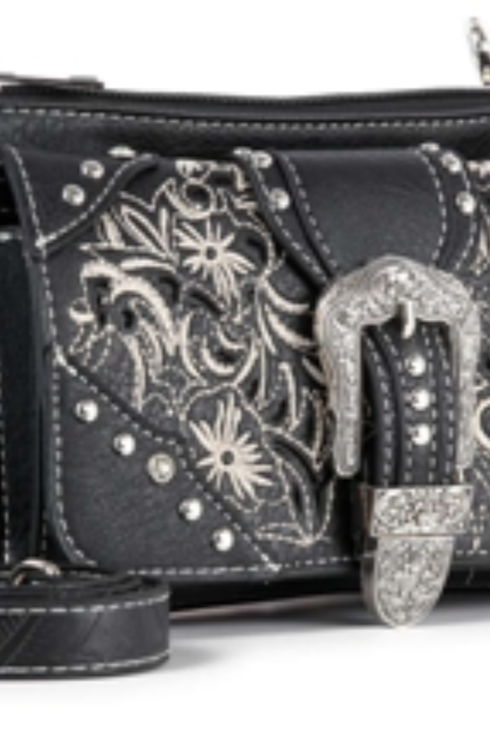 Western Buckle Design Petite Crossbody