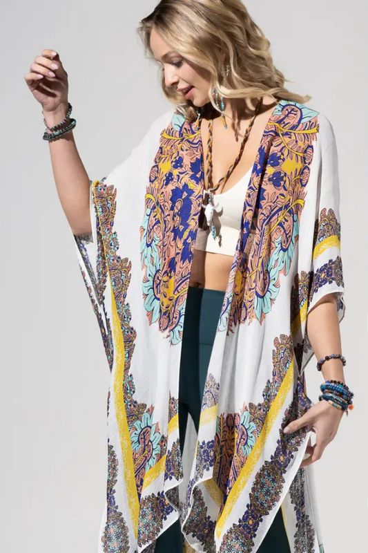 Bohemian and Glam Kimono - Mandala Print (back in stock by 7/24)