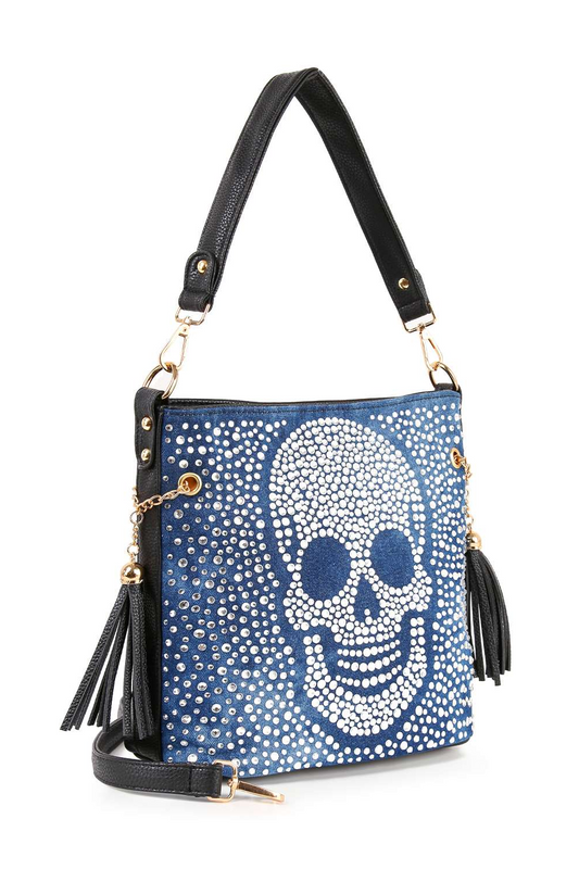 Sparkling Jolly Skull Handbag