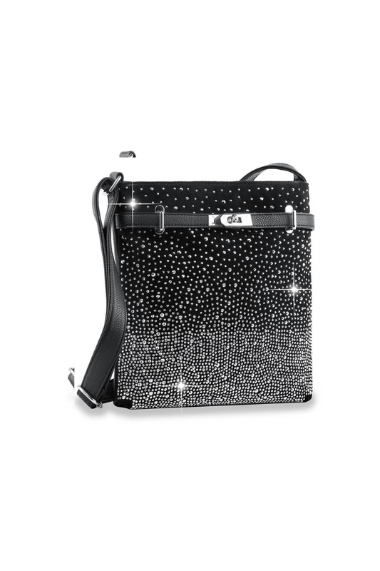 Glam Rhinestone Crossbody Sling