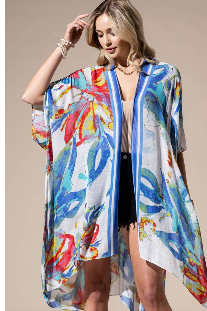 Bohemian and Glam Kimono - Watercolor