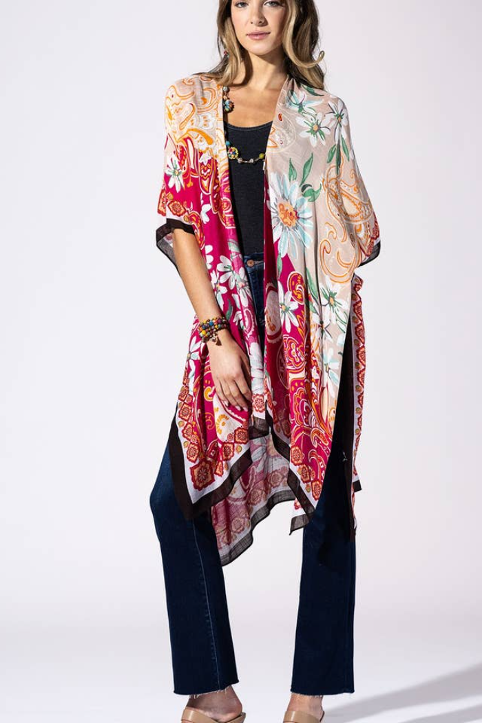 Bohemian and Glam Kimono - Floral Bazaar