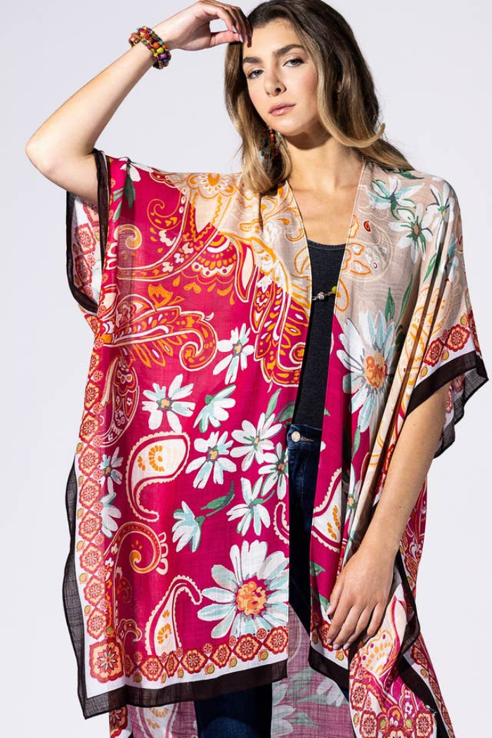 Bohemian and Glam Kimono - Floral Bazaar