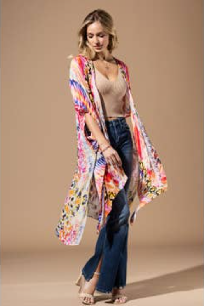 Bohemian and Glam Kimono - Sunrise Valley