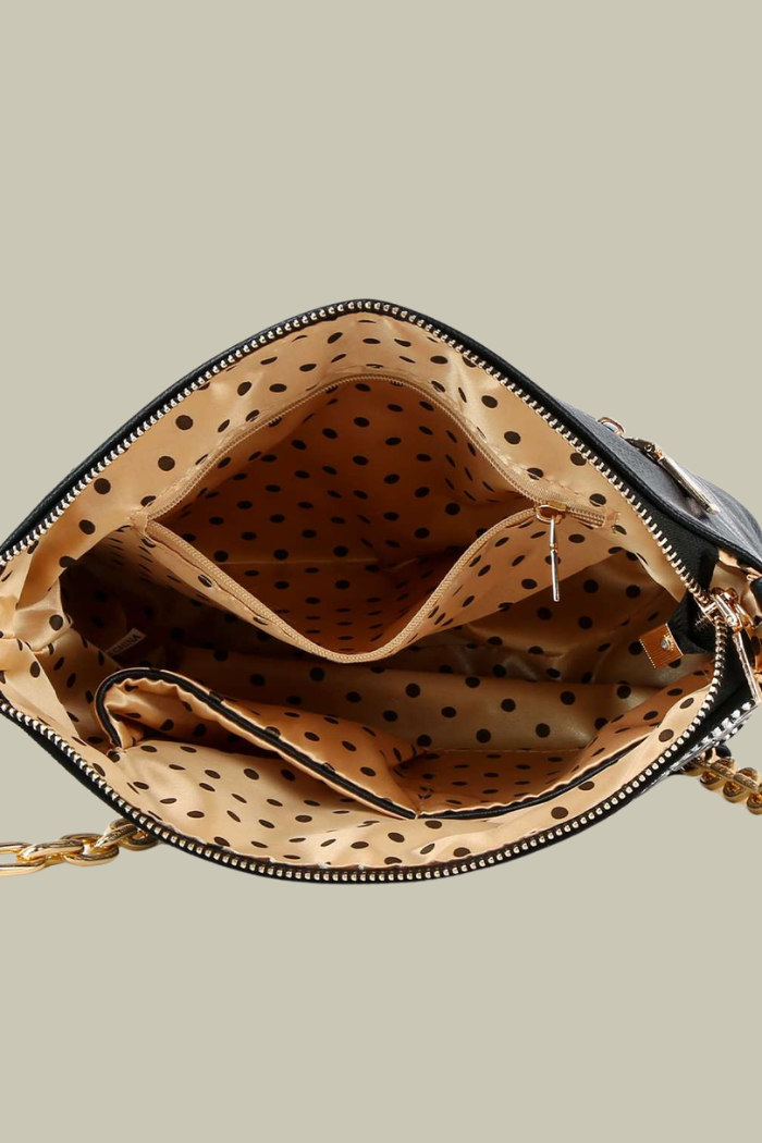 Unique Rhinestone Crossbody Hobo