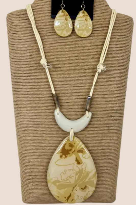 Statement Necklace and Earring Set - International Duru's