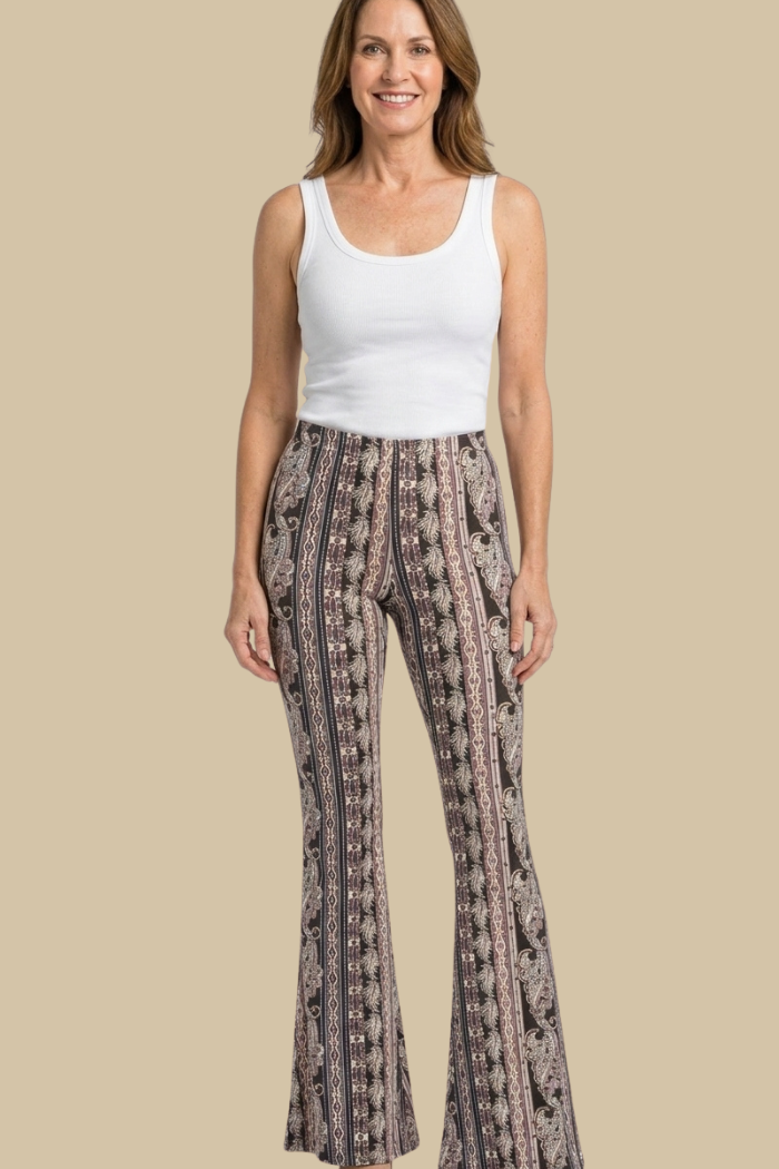Palazzo with Panache in a Paisley Motif