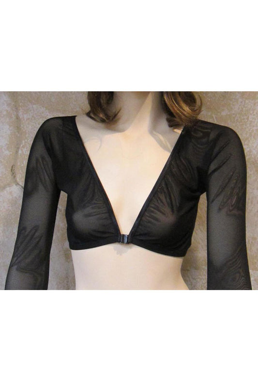Slip-On Black Mesh Sleeves