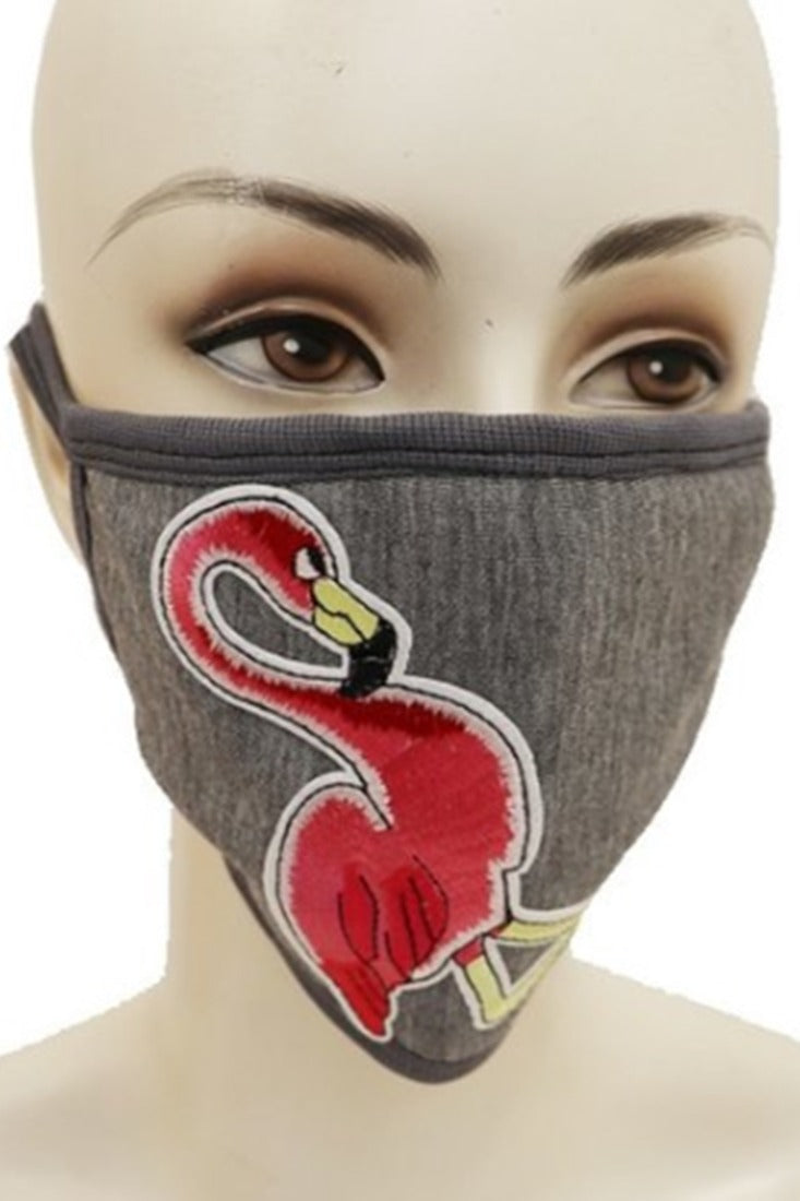 Flamingo Face Mask