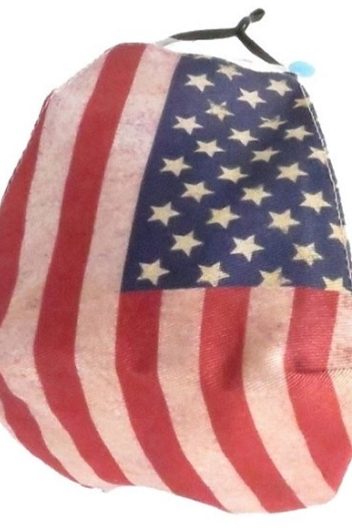 VINTAGE AMERICAN FLAG FACE MASK