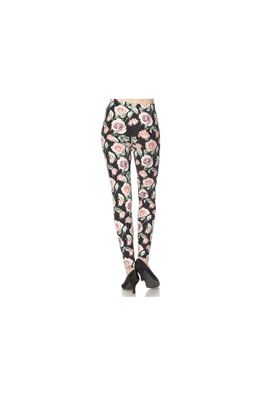 Legging - Pink/Coral Rose
