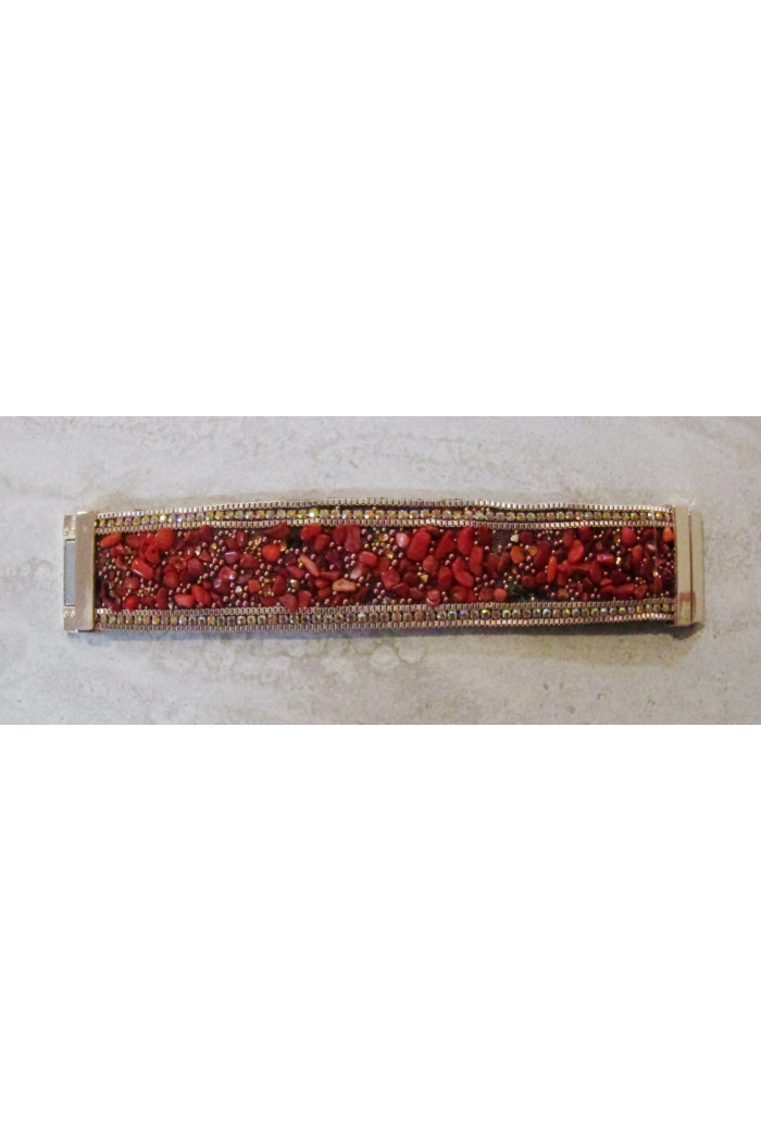 Serenity Stone Bracelet - Red