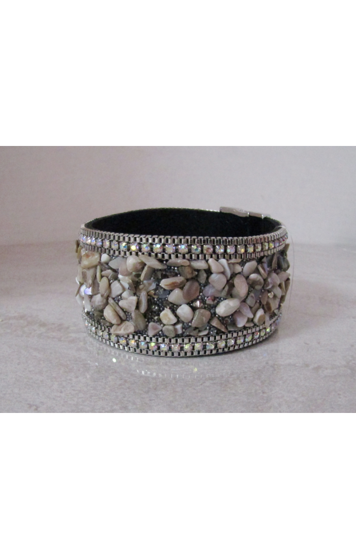 Serenity Stone Bracelet - Taupe