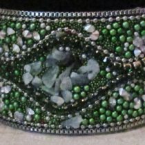 Serenity Mosaic Stone Bracelet - Green