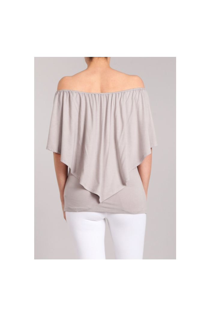 Convertible Elasticized Top - Frost Gray