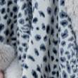 Cheetah Print  Faux Fur Trimmed Cape